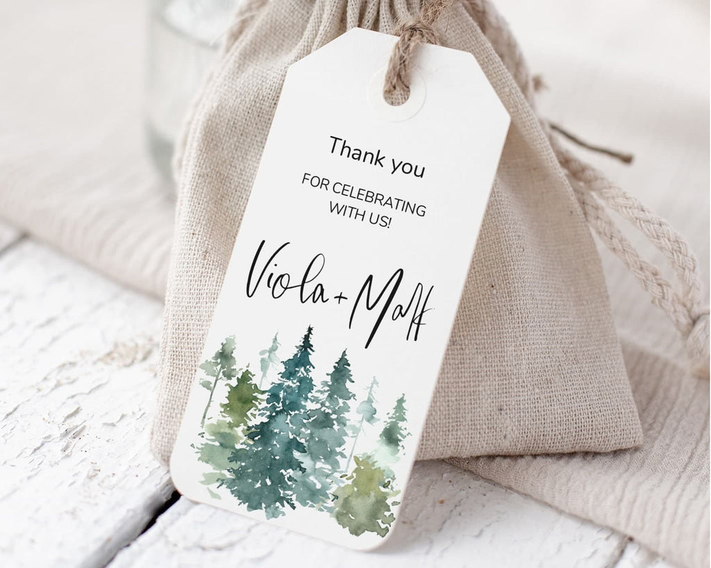 Greenery Wedding Tags Template, Editable Tags, INSTANT Download, Tag Download, Printable Wedding Tags, Diy Greenery Label