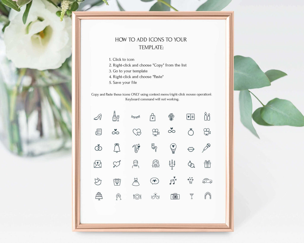 LPE0090 Order of Еvents Wedding Sign | Eucalyptus Sage Green | Editable Templates