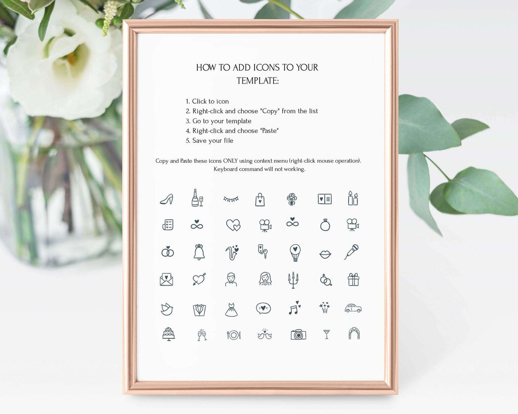 LPE0305 Wedding Timeline Sign | Soft Blush Pink | Editable DIY Printables